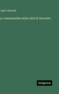 bokomslag consuetudini della città di Sorrento