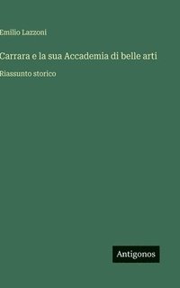 bokomslag Carrara e la sua Accademia di belle arti:Riassunto storico