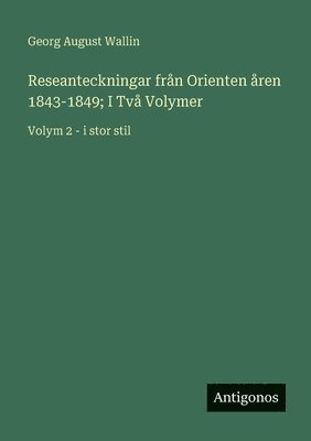 Reseanteckningar från Orienten åren 1843-1849; I Två Volymer: Volym 2 - i stor stil