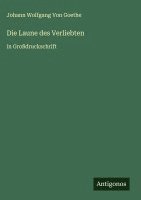 bokomslag Die Laune des Verliebten