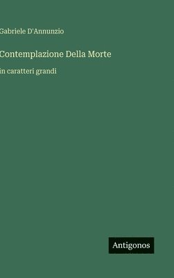 bokomslag Contemplazione Della Morte