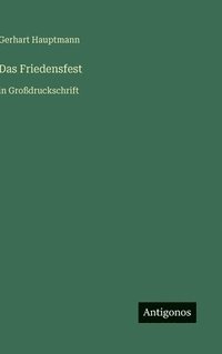 bokomslag Das Friedensfest:in Großdruckschrift