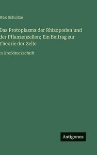 bokomslag Protoplasma der Rhizopoden und der Pflanzenzellen; Ein Beitrag zur Theorie der Zelle