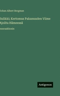 bokomslag Sulikki; Kertomus Pakanuuden Viime Ajoilta Hämeessä