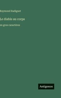 bokomslag diable au corps