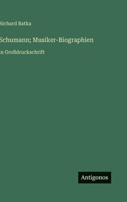 bokomslag Schumann; Musiker-Biographien: in Großdruckschrift