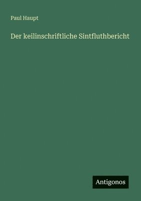 bokomslag keilinschriftliche Sintfluthbericht
