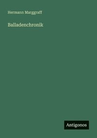 bokomslag Balladenchronik