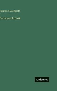 bokomslag Balladenchronik