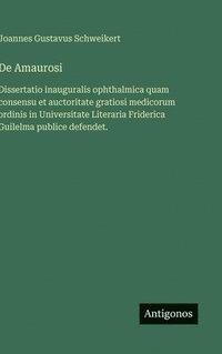 bokomslag De Amaurosi