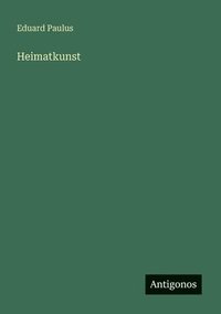 bokomslag Heimatkunst