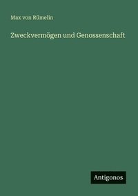 bokomslag Zweckvermögen und Genossenschaft