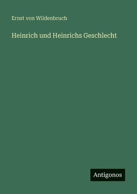 bokomslag Heinrich und Heinrichs Geschlecht