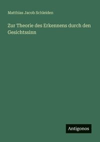 bokomslag Zur Theorie des Erkennens durch den Gesichtssinn