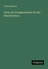 bokomslag Abriss der Festigkeitslehre für den Maschinenbau