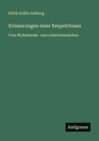 bokomslag Erinnerungen einer Respektlosen
