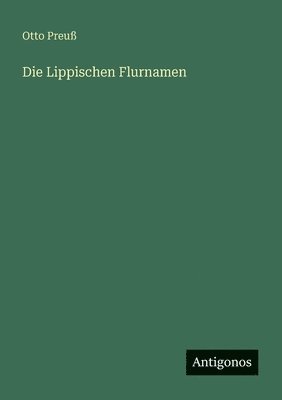bokomslag Lippischen Flurnamen
