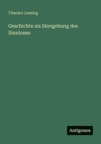 bokomslag Geschichte als Sinngebung des Sinnlosen