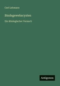 bokomslag Bindegewebscysten