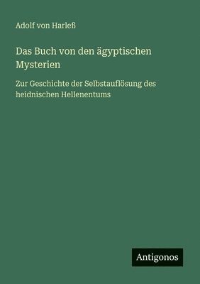 bokomslag Buch von den ägyptischen Mysterien