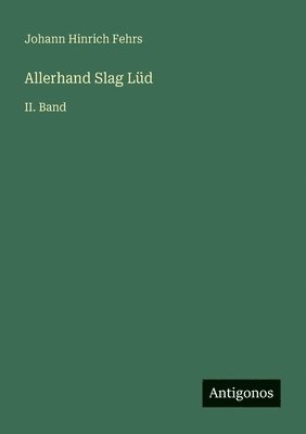 bokomslag Allerhand Slag Lüd