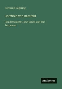 bokomslag Gottfried von Raesfeld