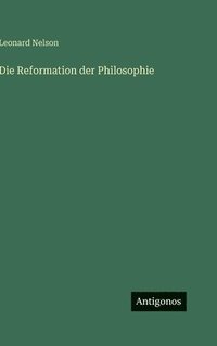 bokomslag Reformation der Philosophie