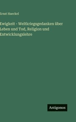 bokomslag Ewigkeit - Weltkriegsgedanken über Leben und Tod, Religion und Entwicklungslehre
