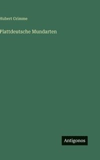 bokomslag Plattdeutsche Mundarten