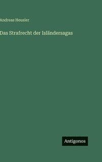 bokomslag Strafrecht der Isländersagas
