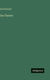 bokomslag Das Theater