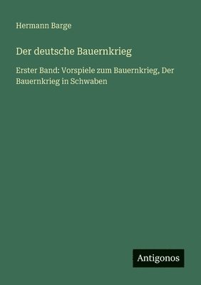 bokomslag Der deutsche Bauernkrieg
