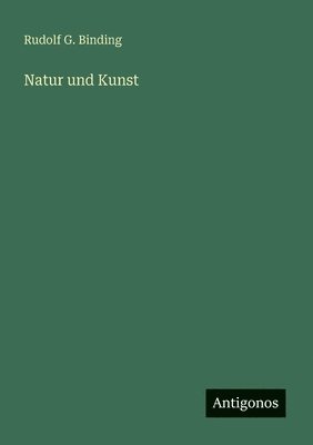 bokomslag Natur und Kunst