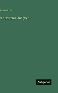 bokomslag Die Gesteins-Analysen