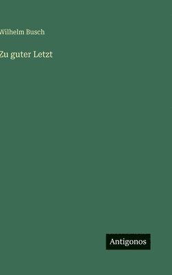 bokomslag Zu guter Letzt