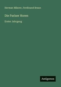 bokomslag Pariser Horen