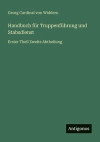 bokomslag Handbuch für Truppenführung und Stabsdienst