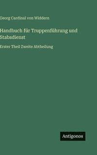 bokomslag Handbuch für Truppenführung und Stabsdienst