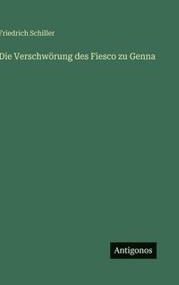 bokomslag Verschwörung des Fiesco zu Genna