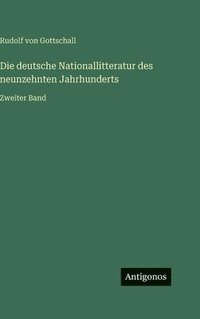 bokomslag deutsche Nationallitteratur des neunzehnten Jahrhunderts