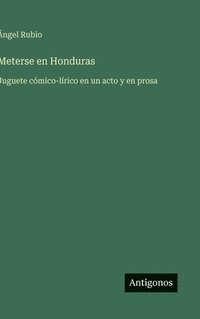 bokomslag Meterse en Honduras:Juguete cómico-lírico en un acto y en prosa