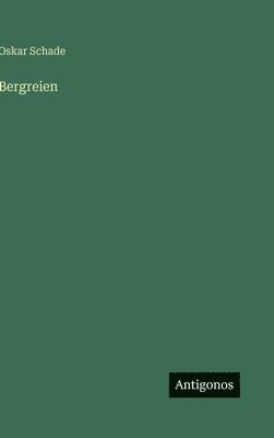 bokomslag Bergreien