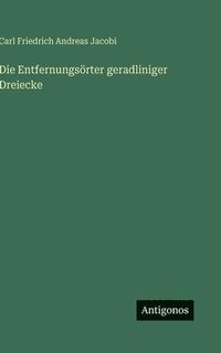 bokomslag Die Entfernungsörter geradliniger Dreiecke