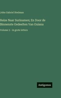 bokomslag Reize Naar Surinamen; En Door de Binnenste Gedeelten Van Guiana: Volume 3 - in grote letters