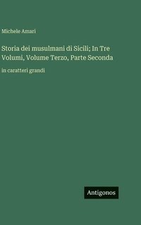 bokomslag Storia dei musulmani di Sicili; In Tre Volumi, Volume Terzo, Parte Seconda:in caratteri grandi