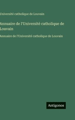 Annuaire de l'Université catholique de Louvain