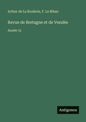 Revue de Bretagne et de Vendée