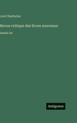 Revue critique des livres nouveaux