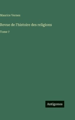 Revue de l'histoire des religions