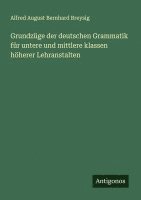 bokomslag Grundzüge der deutschen Grammatik für untere und mittlere klassen höherer Lehranstalten